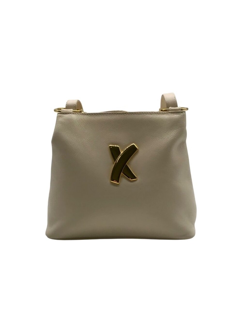 Palsma Picasso Cream Leather Shoulder Bag